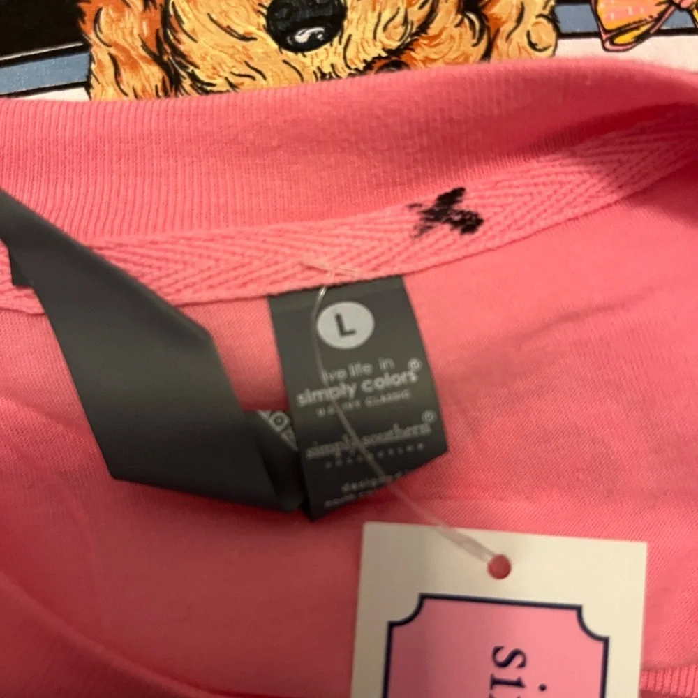 Simply Southern “Doing My Best and Letting God Do The Rest”. Size S. Pink - Picture 3 of 3